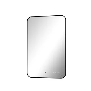 Зеркало Reflexion Black View RF4003BV с фоновой подсветкой бесконтактным сенсором черной окантовкой 60х100