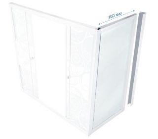 Шторка на ванну торцевая Triton Аква Щ0000025989 70 см