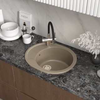 Мойка кухонная Reflexion Allonge 58-BE RF0658BE бежевый