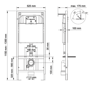 Инсталляция для унитаза Berges Novum 040000