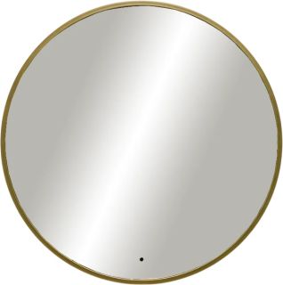 Зеркало с подсветкой ArtMax Asti AM-Ast-800-DS-FNC-Gold 80 см золото