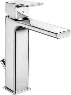 Смеситель для раковины E.C.A. Tiera 102188013EX с донным клапаном хром