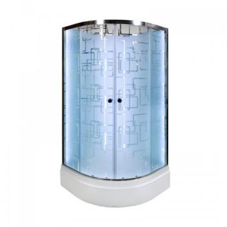 Душевая кабина Deto ЕМ2710 N LED с гм. 100х100х210 см