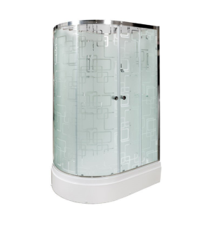 Душевая кабина Deto ЕМ2712 R  N с гидромассажем (гм.) 120х80х210 см