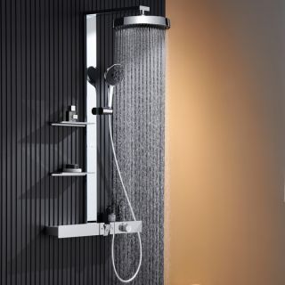 Душевая стойка Black & White Gravity 9005NC хром