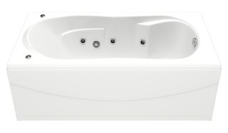 Акриловая ванна Bas Ахин 170x80 см с каркасом