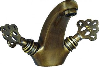 Смеситель для раковины E.C.A. Ottoman 102208002EX антик лак