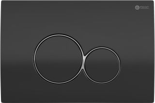 Клавиша смыва Point Виктория PN44061BC чёрный/хром