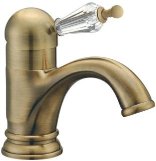 Смеситель для раковины Boheme MEDICI Ripresa с прозрачным SW_Комплект бронза