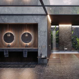 Встраиваемый смеситель для раковины Bossini Apice Z00549.073 чёрный матовый