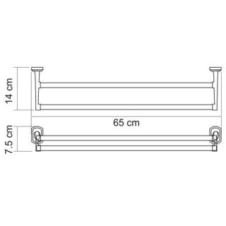 Wasserkraft Oder K-3040 Штанга для полотенец двойная