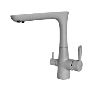 Смеситель для кухни GranFest 3223 серый