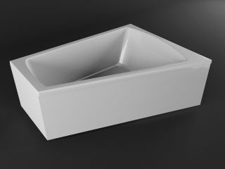 Акриловая ванна Vayer Trinity 170x130 R Гл000006819 без гидромассажа