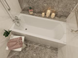 Акриловая ванна Vayer Milana 175x70 Гл000024272 без гидромассажа