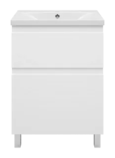 Напольная тумба под раковину Misty Лаки 60 см П-Лак-01060-0112Я белый