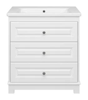 Напольная тумба под раковину Misty Ларго 79 см П-Лар-07080-01-3Я белый