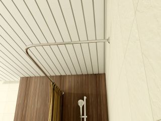 Карниз для ванны Relisan Isabella 170х90 Гл000015141 Хром