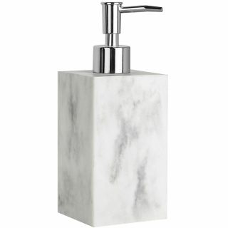 Дозатор для жидкого мыла WasserKRAFT Kammel K-9199 Белый мрамор Хром