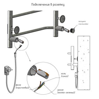 Полотенцесушитель Браво Пэк сп 3 П 100х50 32 мм