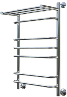 Водяной полотенцесушитель Тругор Идеал НП 3 П с полкой 80x50см хром Идеал3/нп8050П