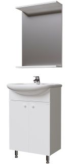 Зеркало Grossman Крит-Эко 205002 с полкой 50см белый