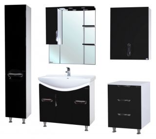 Тумба под раковину Bellezza Лагуна 85см чёрный 00000001399