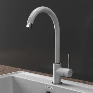 Смеситель для кухни GranFest  3650 серый