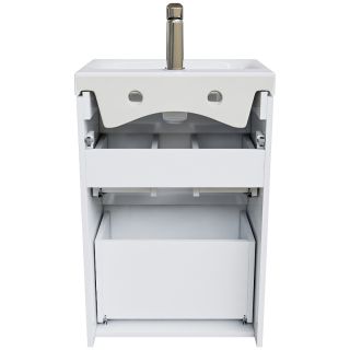 Тумба с раковиной IDDIS Zodiac 50 ZOD5CBFi95K Белая