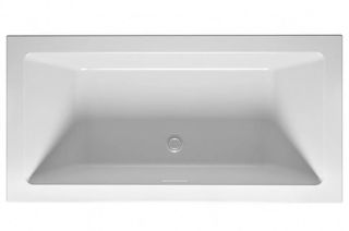 Акриловая ванна Riho Rethink Cubic Fall Plug and Play B110022005 R заполнение через перелив 200х90см белый