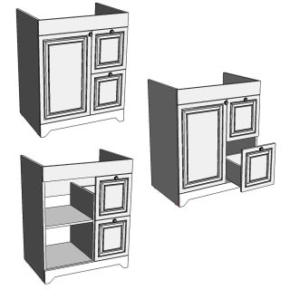 Тумба под раковину для стиральной машины Corozo Леон Z2 70см белый SD-00000726