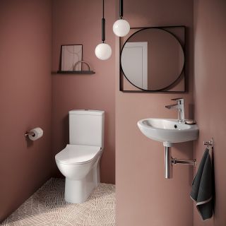 Унитаз-компакт Serel Friendly 6716SL сиденье Silent Close белый