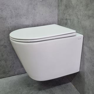 Унитаз CeramaLux TR5178 подвесной с сиденьем Микролифт