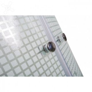 Душевая кабина Deto L 980 с электрикой  80х80х215 см