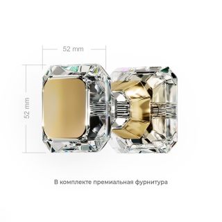 Душевая перегородка RGW WA-054Gb (WA-010Gb + Z-072Gb) 351005423-16 120 см брашированное золото