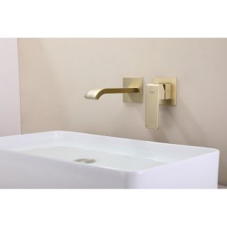 Встраиваемый смеситель для раковины Raglo R02.11.03 золотой сатин