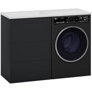 Напольная тумба под раковину Brevita Grafit 120 L УТ000015085 Графит матовый