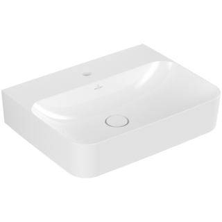 Раковина Villeroy Boch для установки под столешницу, 650 x 400 x 208 mm, Альпийский белый, с переливом, нешлифованный