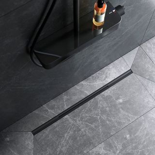 Душевой лоток AM.PM MasterFlow 80 W01SC-S11-080-05BM с Черной матовой решеткой Slim line