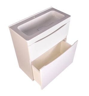 Тумба под раковину Style Line Бергамо СС-00002310 мини 70 Люкс антискрейтч Plus 70 см