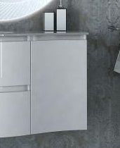 Шкафчик подвесной Cezares с одной распашной створкой, левый 44228 Bianco lucido, 34x41x55