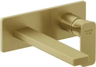 Смеситель для раковины Kludi Renon 42244N075 брашированное золото