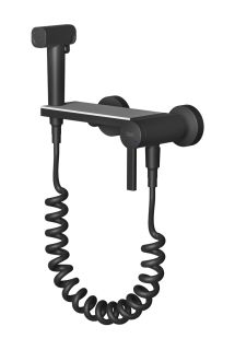 Гигиенический душ со смесителем DQ Bayern DA1504545 чёрный