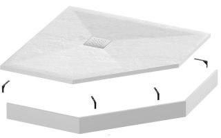 Душевой поддон Grossman Strong GR-S19090D 90x90см белый