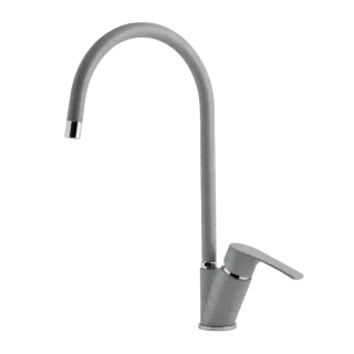 Смеситель для кухни GranFest  5023 серый