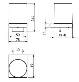 Дозатор Kludi Vela C 3197605 150 мл хром