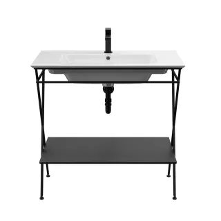 Металлическая структура-консоль Kerama Marazzi Piano Next PIA.N.85\BLK 85 см чёрный матовый