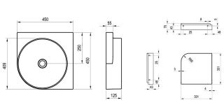 Раковина Ravak Yard 450С XJX01045000 белая