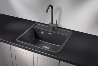 Мойка кухонная Granula Standart 5601, ГРАФИТ