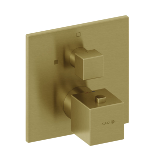 Смеситель-термостат для душа Kludi Decus 54885N075 брашированное золото