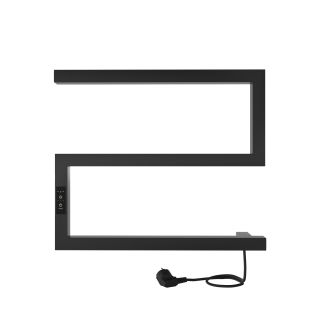 Полотенцесушитель электрический Indigo Sparta DGS40-50BRRt 40x50 см чёрный муар